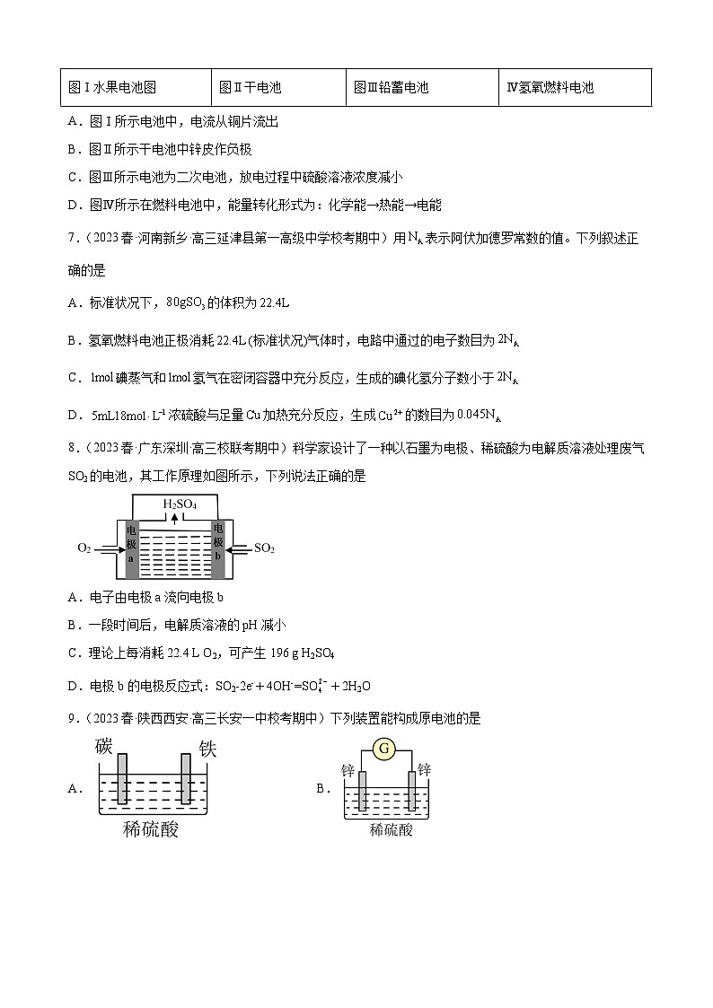 2024届高三新高考化学大一轮专题练习--化学反应与能量变化第3页