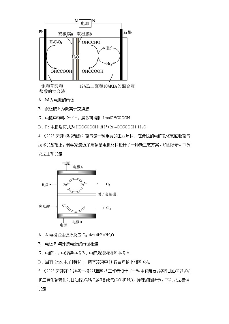 2024届高三新高考化学大一轮专题练习—电解池第2页