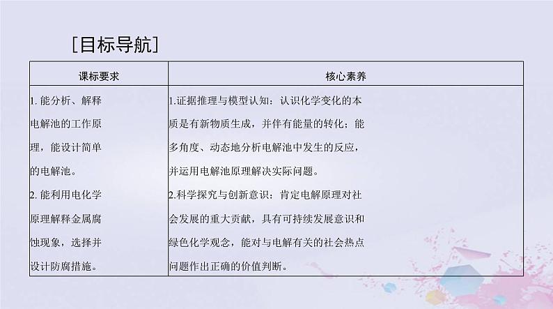 2024届高考化学一轮总复习第六章化学反应与能量第三节电解池金属的腐蚀与防护课件第2页