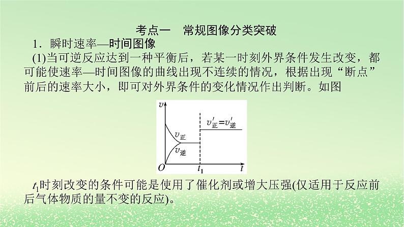 2024版新教材高考化学全程一轮总复习第七章化学反应速率与化学平衡微专题大素养19化学反应速率和化学平衡图像课件02