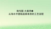 2024版新教材高考化学全程一轮总复习第四章非金属及其化合物微专题大素养6从海水中提取卤素单质的工艺流程课件