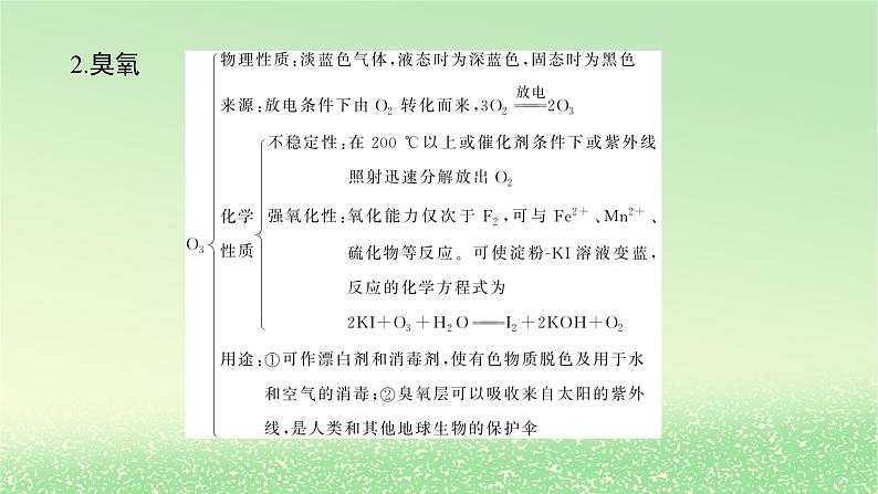 2024版新教材高考化学全程一轮总复习第四章非金属及其化合物微专题大素养9氧族元素课件05