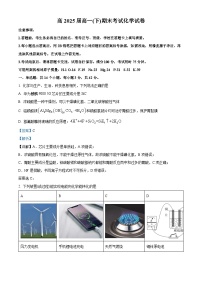 重庆市巴蜀中学2022-2023学年高一化学下学期期末考试试题（Word版附解析）