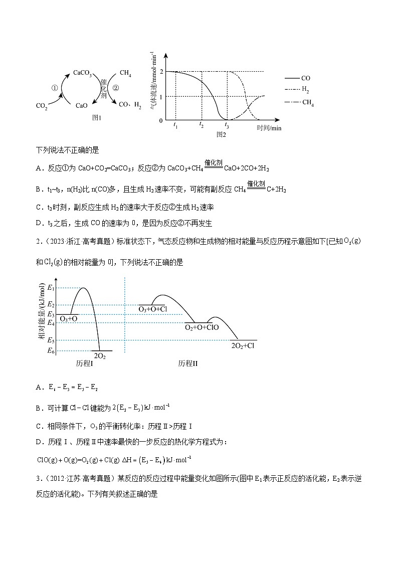 查补易混易错13 化学反应机理-【查漏补缺】2023年高考化学三轮冲刺过关（全国通用）（原卷版）03