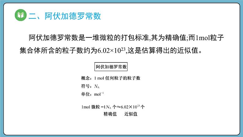 2.3.1 物质的量的单位、摩尔质量（课件）——2023-2024学年高一上学期化学人教版（2019）必修第一册07