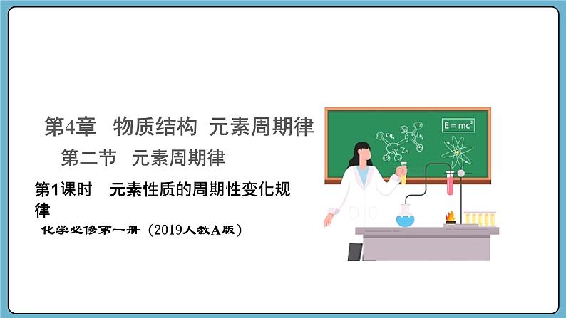 4.2.1 元素性质的周期性变化规律（课件）——2023-2024学年高一上学期化学人教版（2019）必修第一册第1页