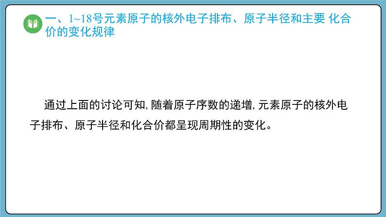 4.2.1 元素性质的周期性变化规律（课件）——2023-2024学年高一上学期化学人教版（2019）必修第一册第7页