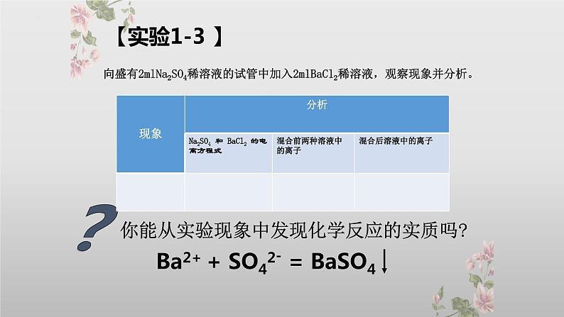 化学人教版（2019）必修第一册1.2.2离子反应 离子反应及其书写课件PPT03