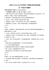 贵州省六盘水市2022-2023学年高一化学下学期期末教学质量监测试题（Word版附解析）