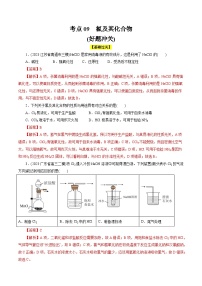 考点09  氯及其化合物(好题冲关)-备战2024年高考化学一轮复习考点帮（全国通用）(解析版)