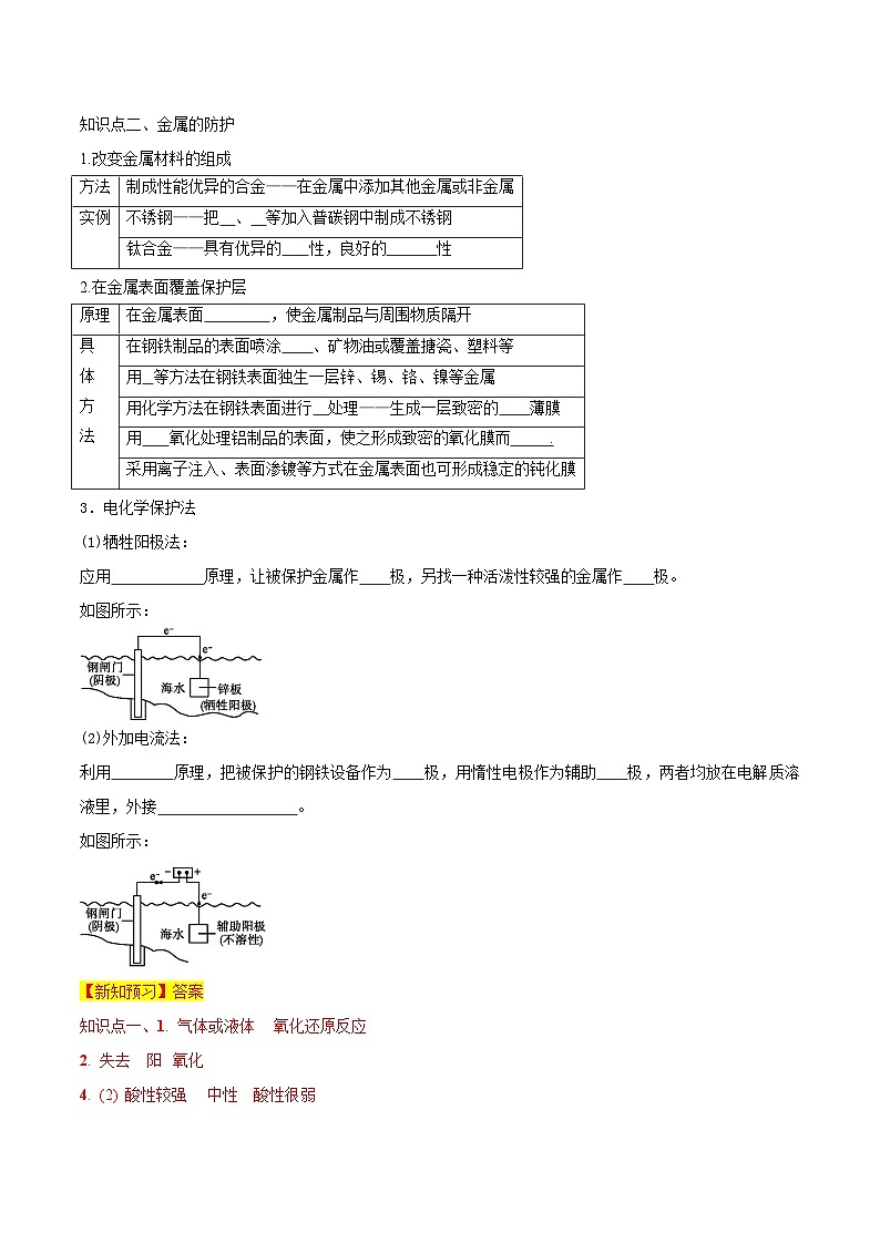 4.3 金属的腐蚀与防护-高二化学同步精品讲义+分层练习（人教版选择性必修1）02