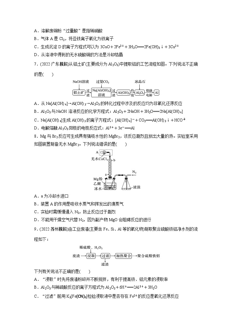 2024年高考化学一轮复习课件（鲁科版）第3章 第14讲　金属材料和金属的冶炼02