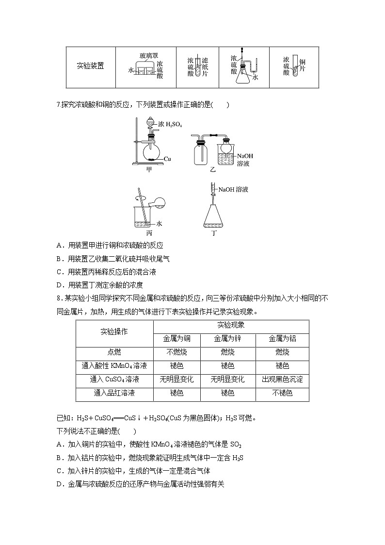 2024年高考化学一轮复习课件（鲁科版）第4章 第20讲　硫酸、酸雨及防治02
