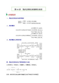 第06讲  氧化还原反应规律及应用-2023-2024学年高一化学易混易错巧讲精练（人教版2019必修第一册）