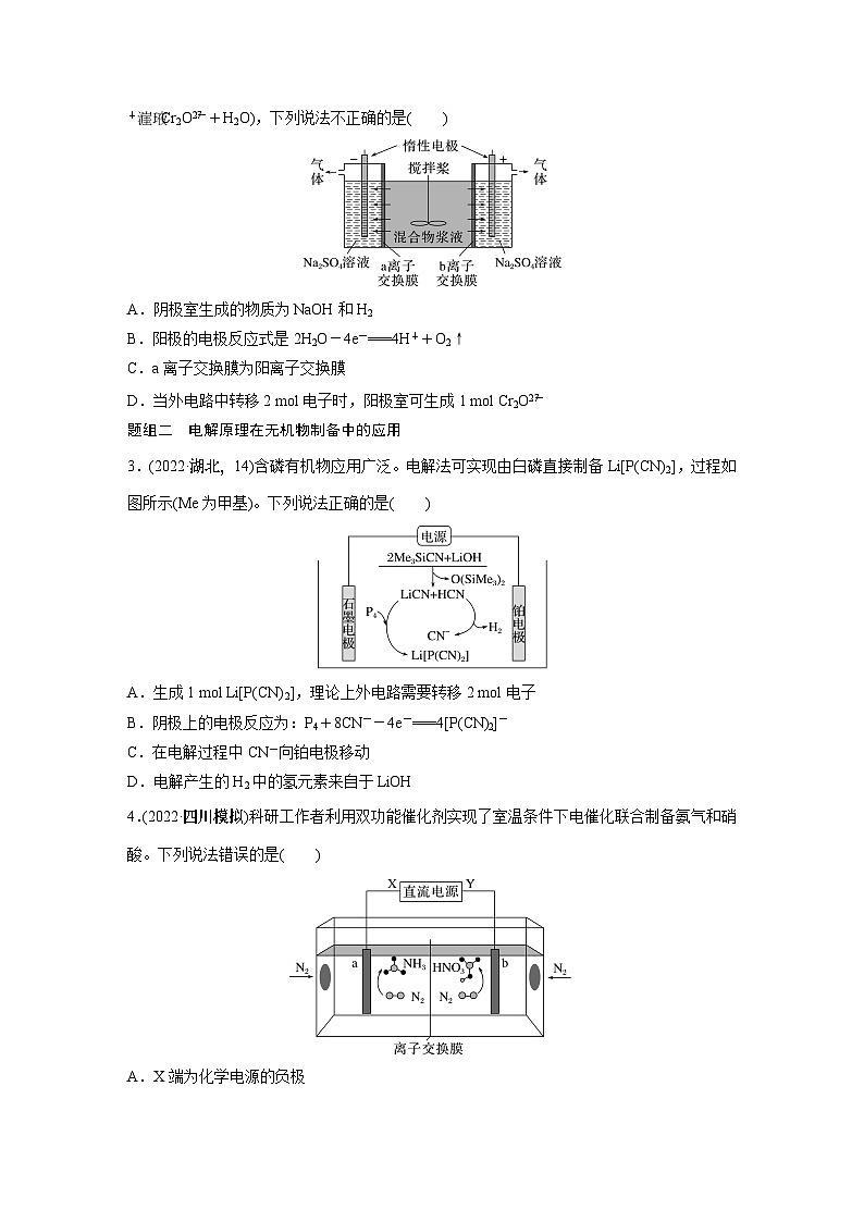 2024年高考化学一轮复习课件（鲁科版）第6章 热点强化16　电解原理创新应用02