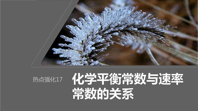 第7章 热点强化17　化学平衡常数与速率常数的关系 课件01