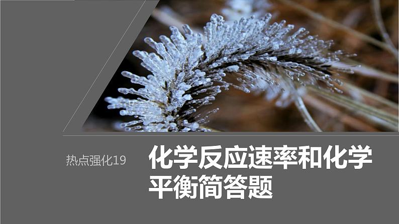 第7章 热点强化19　化学反应速率和化学平衡简答题课件PPT第1页