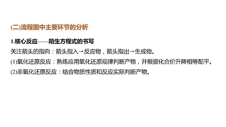 2024年高考化学一轮复习课件（鲁科版）第8章 第53讲　无机化工流程题的解题策略04