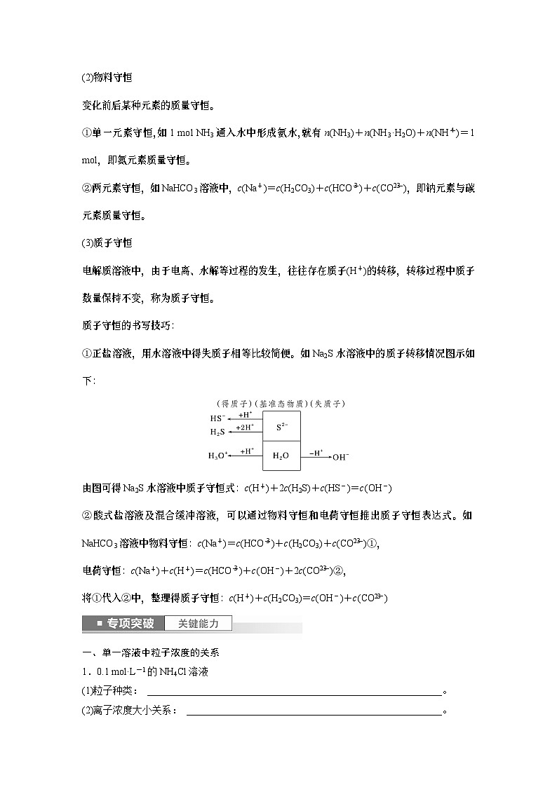 2024年高考化学一轮复习课件（鲁科版）第8章 第49讲　溶液中“粒子”浓度关系02