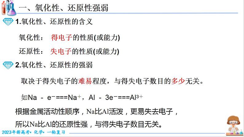 1.3.2 氧化性、还原性强弱的判断（课件帮）-备战2023年高考化学一轮复习考点帮（新教材新高考）第3页