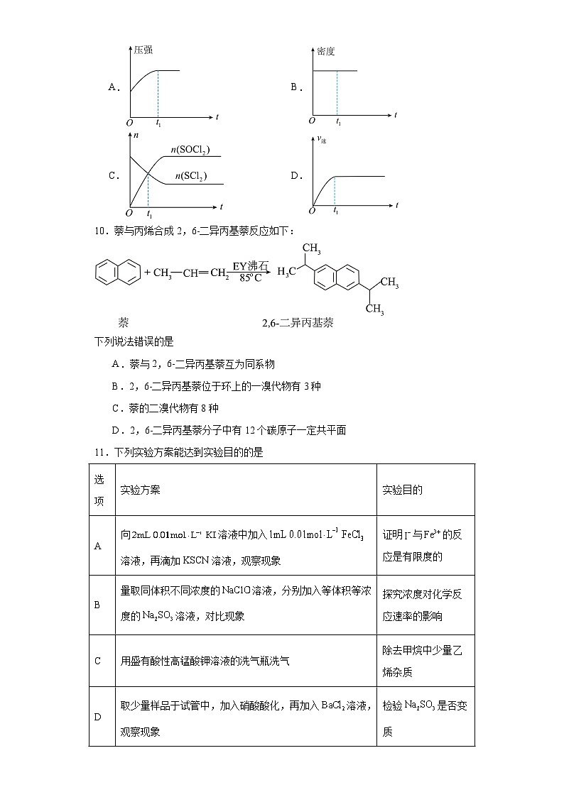 山东省济南市2022-2023学年高一下学期期末考试化学试题（含解析）第3页