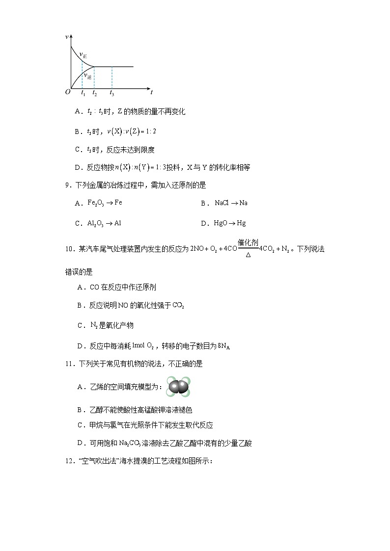广西桂林市2022-2023学年高一下学期期末考试化学试题（含解析）第3页