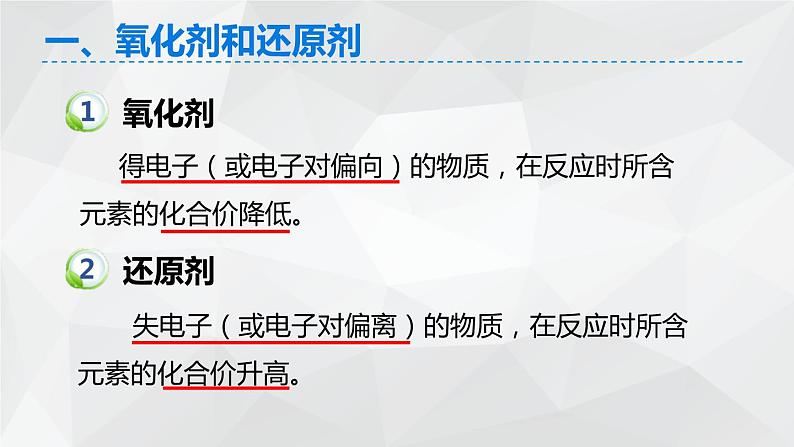 1.3.2 氧化剂和还原剂课件 2023-2024学年上学期高一化学人教版（2019）必修第一册第6页