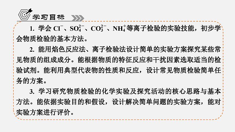 专题2　第1单元　课题2　物质的检验　物质性质和变化的探究 高一化学同步精品课件（苏教版2019必修第一册）04