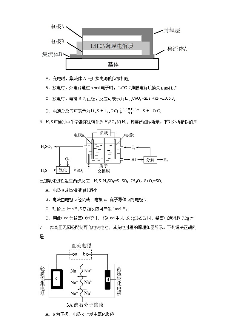 1.2.3电解池的工作原理及应用同步练习-苏教版高中化学选择性必修103