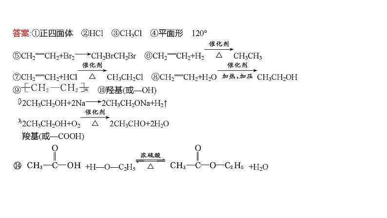 2022-2023 高考化学 核心知识 专题6　有机化合物课件PPT第3页