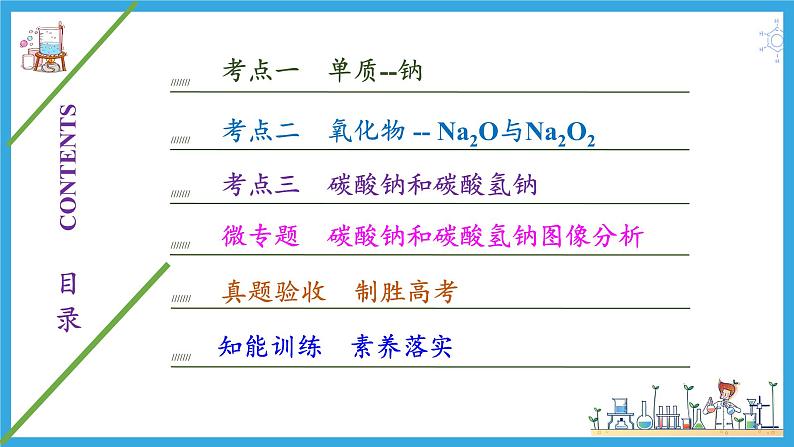 第八讲 钠及其氧化物  碳酸钠和碳酸氢钠（课件）-【大一轮课堂】2024年高考化学大一轮复习课件+习题03