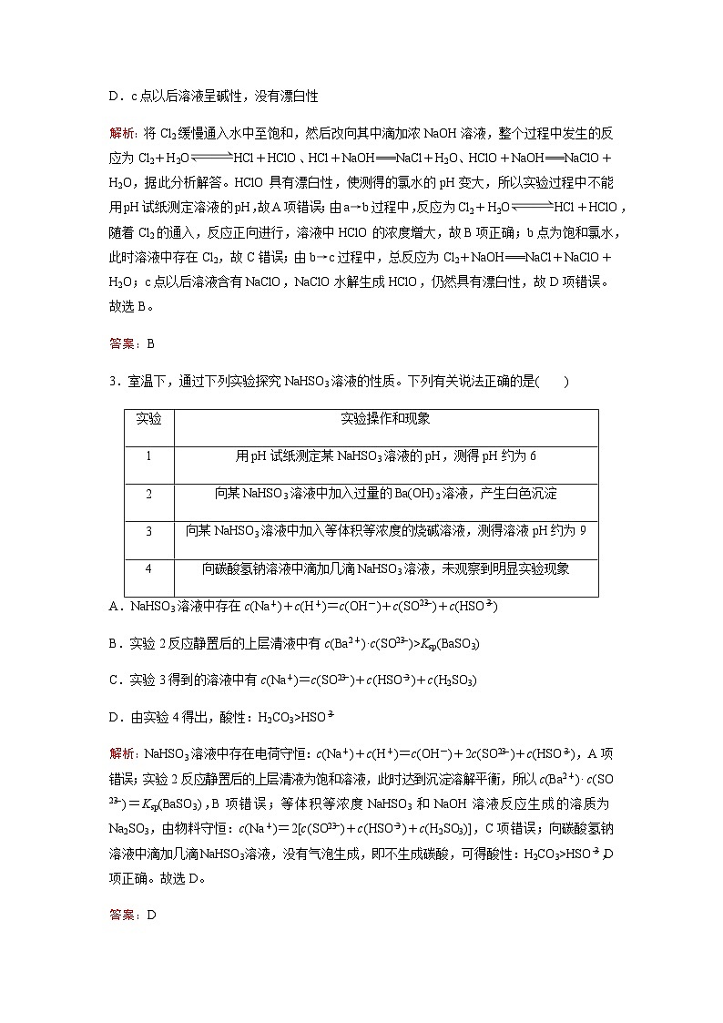 2023届高考化学二轮复习专题强化练(六)含答案第2页