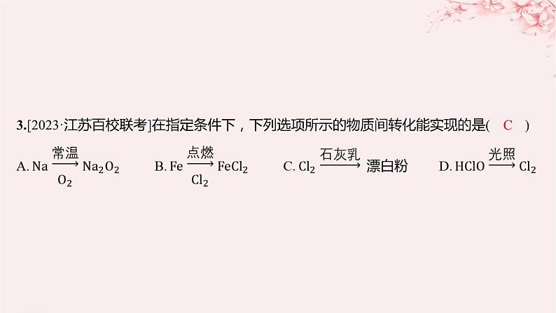 江苏专用2023_2024学年新教材高中化学专题3从海水中获得的化学物质测评课件苏教版必修第一册05