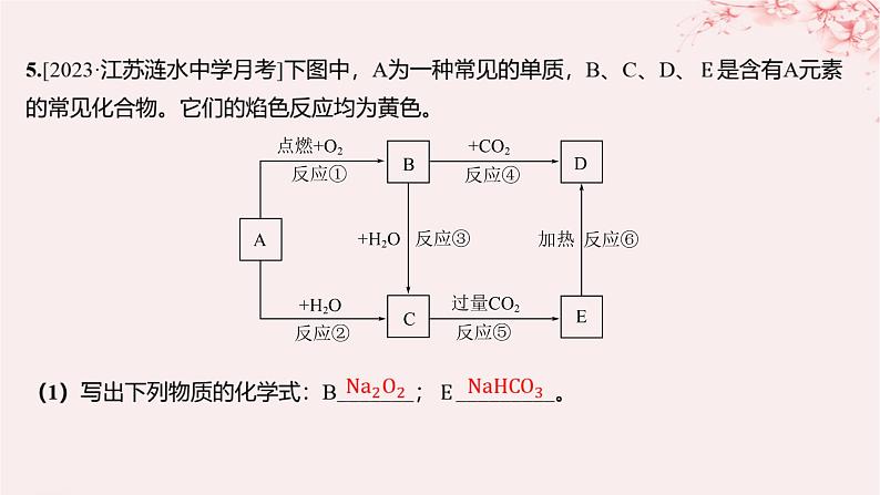 江苏专用2023_2024学年新教材高中化学专题3从海水中获得的化学物质第二单元金属钠及钠的化合物第二课时碳酸钠碳酸氢钠分层作业课件苏教版必修第一册08