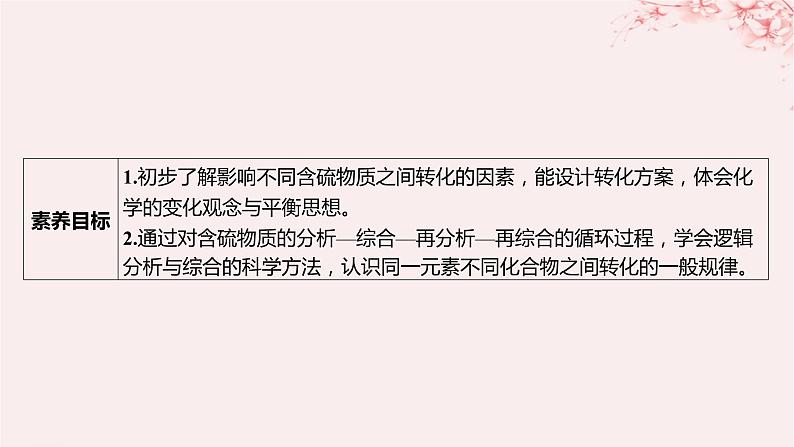 江苏专用2023_2024学年新教材高中化学专题4硫与环境保护第二单元硫及其化合物的相互转化第一课时含硫物质之间的转化课件苏教版必修第一册03