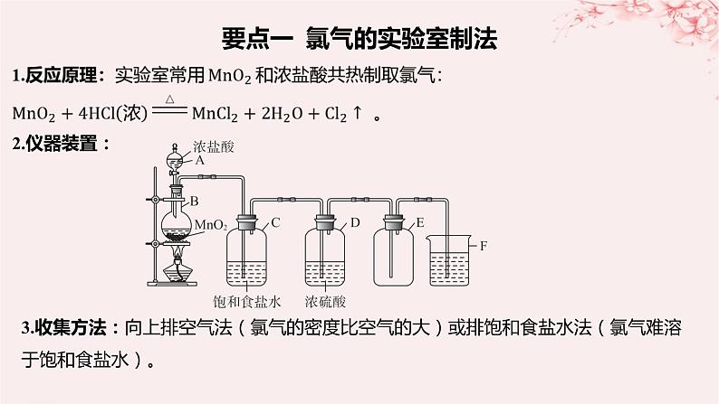 江苏专用2023_2024学年新教材高中化学专题3从海水中获得的化学物质第一单元氯气及氯的化合物第一课时氯气的发现与制备课件苏教版必修第一册第8页