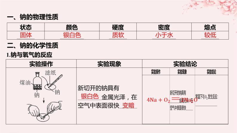 江苏专用2023_2024学年新教材高中化学专题3从海水中获得的化学物质第二单元金属钠及钠的化合物第一课时钠的性质与制备课件苏教版必修第一册05