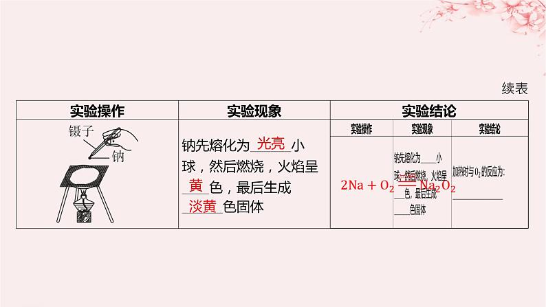 江苏专用2023_2024学年新教材高中化学专题3从海水中获得的化学物质第二单元金属钠及钠的化合物第一课时钠的性质与制备课件苏教版必修第一册06