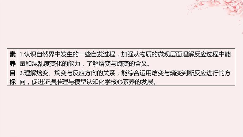 江苏专用2023_2024学年新教材高中化学专题2化学反应速率与化学平衡第二单元化学反应的方向与限度第一课时化学反应的方向课件苏教版选择性必修103