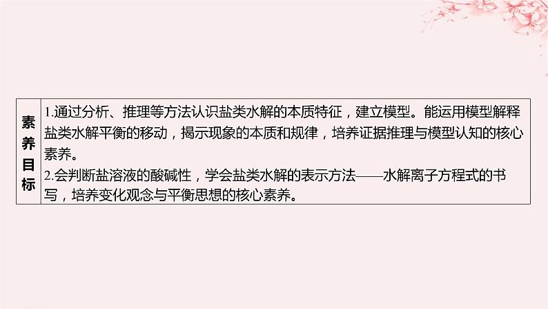 江苏专用2023_2024学年新教材高中化学专题3水溶液中的离子反应第三单元盐类的水解第一课时盐类水解的原理课件苏教版选择性必修1第3页