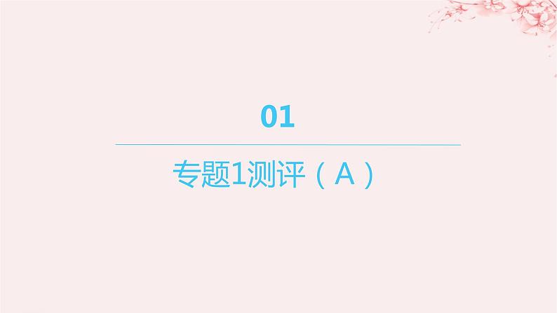 江苏专用2023_2024学年新教材高中化学专题1揭示物质结构的奥秘测评A课件苏教版选择性必修201