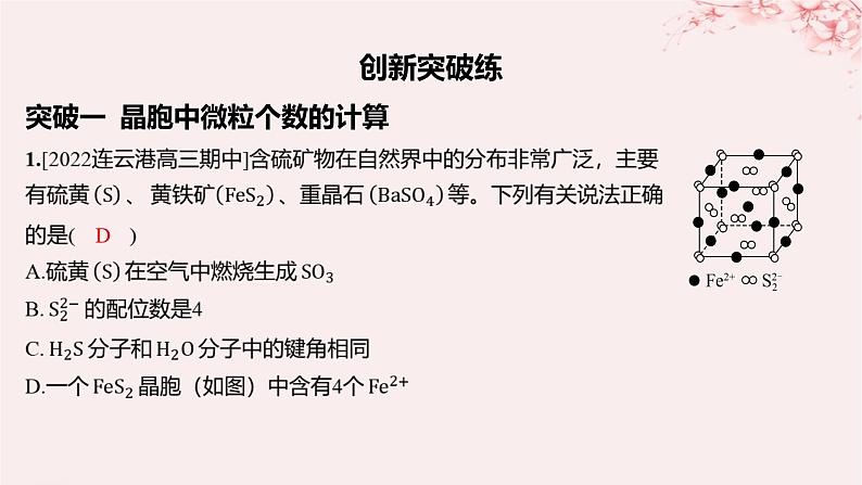 江苏专用2023_2024学年新教材高中化学专题3微粒间作用力与物质性质分层作业课件苏教版选择性必修201