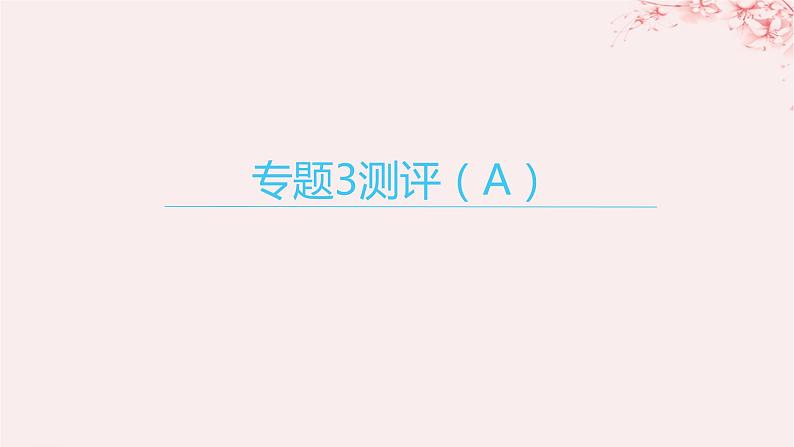 江苏专用2023_2024学年新教材高中化学专题3微粒间作用力与物质性质测评A课件苏教版选择性必修201