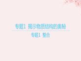 江蘇專用2023_2024學(xué)年新教材高中化學(xué)專題1揭示物質(zhì)結(jié)構(gòu)的奧秘整合課件蘇教版選擇性必修2