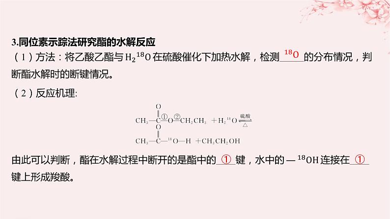 江苏专用2023_2024学年新教材高中化学专题1有机化学的发展及研究思路第二单元科学家怎样研究有机物第三课时有机化学反应的研究课件苏教版选择性必修306