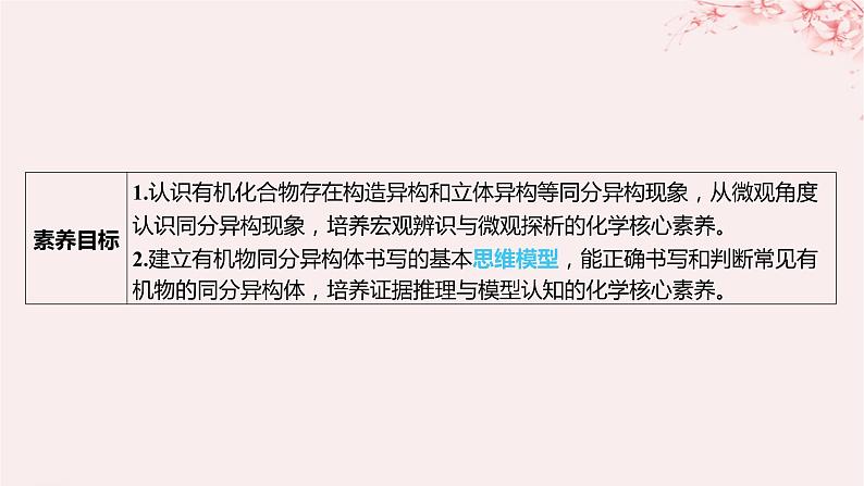 江苏专用2023_2024学年新教材高中化学专题2有机物的结构与分类第一单元有机化合物的结构第二课时同分异构体课件苏教版选择性必修303