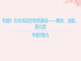 江苏专用2023_2024学年新教材高中化学专题6生命活动的物质基础__糖类油脂蛋白质整合课件苏教版选择性必修3