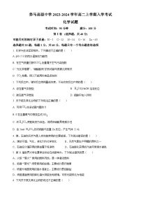 四川省成都东部新区养马高级中学2023-2024学年高二上学期开学考试化学试题