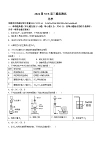 江西省南昌市2023-2024学年高三上学期开学考试化学试题（含答案）