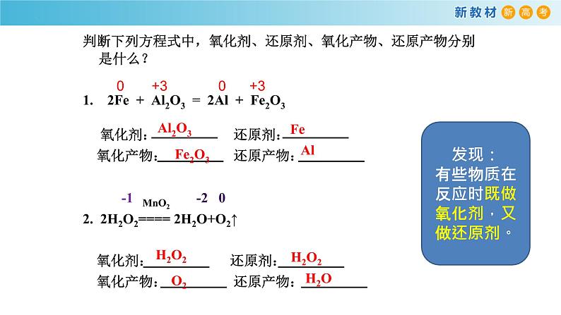 高一化学同步教学课堂 人教版2019必修第一册 1.3.3 氧化剂 还原剂课件PPT08